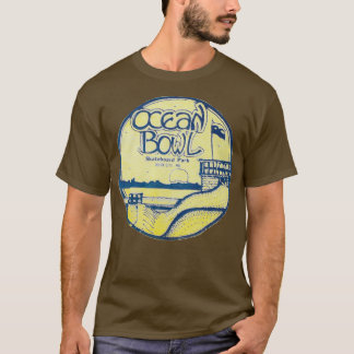 T-shirt Design du parc de skateboard Ocean bowl