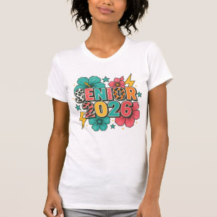 T-shirt Design Éclair Floral Gras Senior 2026