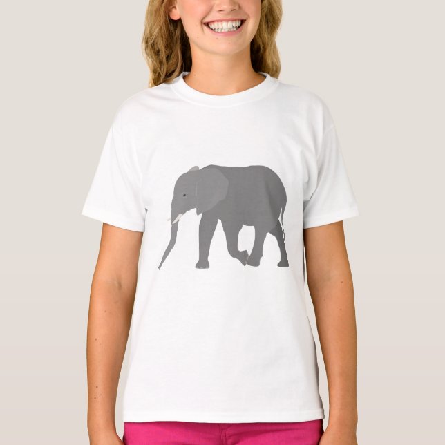 T-shirt Design éléphant (Devant)