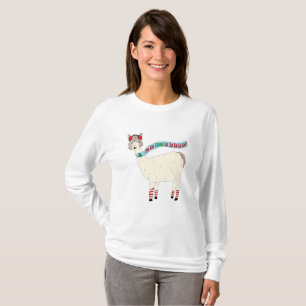 T-shirt Design Fa La Llama La Christmas