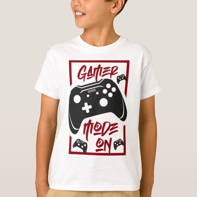 T-Shirt Design For Kids Gaming T-Shrits (Front)