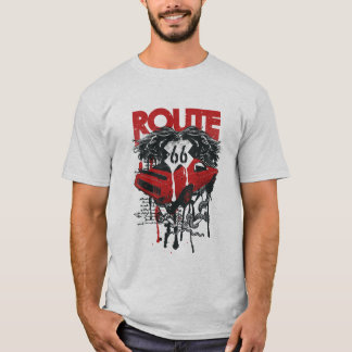 t-shirt design for red car horror pattern text