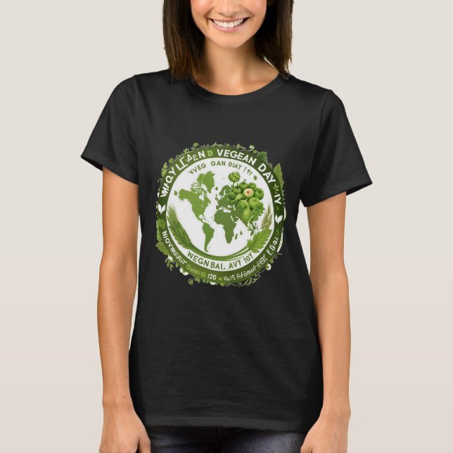 T-shirt design for World Vega Day (Front)