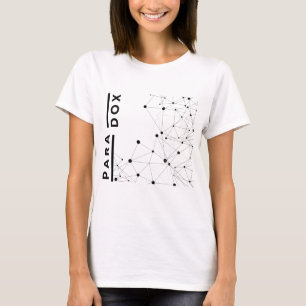 T-shirt Design géométrique élégant en polygone avec mot Pa