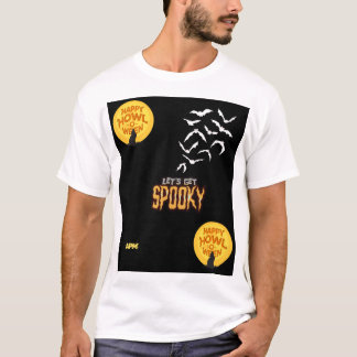 T-shirt Design Halloween éffrayant