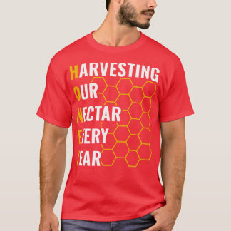 T-shirt Design Homme Miel Récolte Notre Nectar