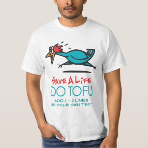 T-shirt Design humoristique de tofu