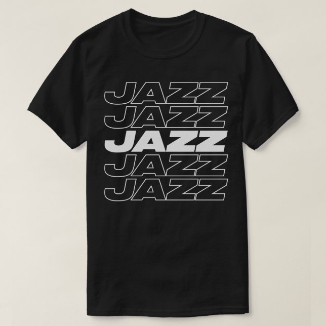 T-shirt design Jazz audacieux (Design devant)