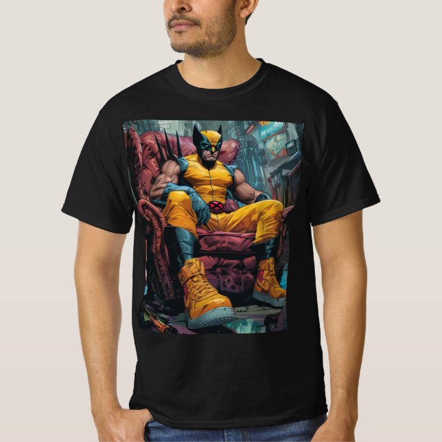T-shirt design marvel (Devant)
