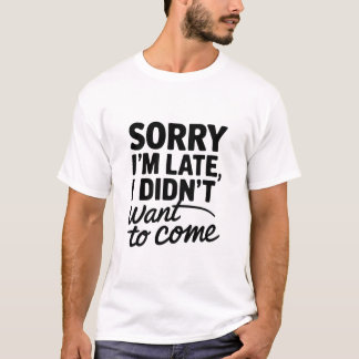 T-shirt Design minimaliste classique en noir et blanc