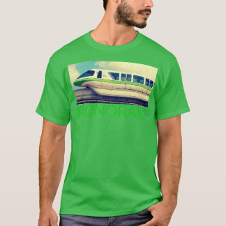 T-shirt Design Monorail vintage
