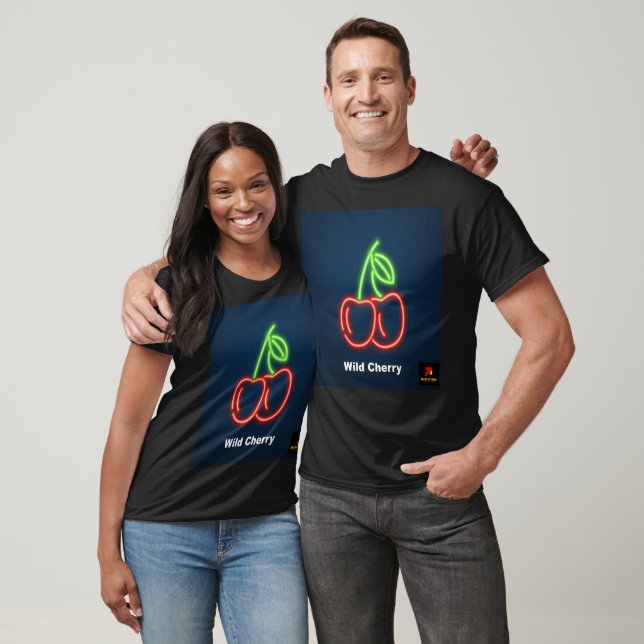 T-Shirt design néon de Cherry Wild (Unisexe)