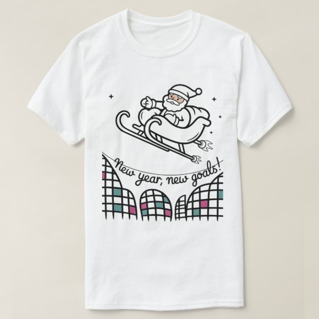 T-Shirt Design: New Year Holidays 2026 (Design devant)