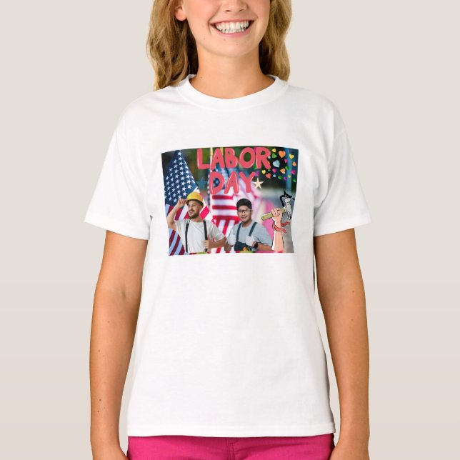 T-shirt design of labour day (Front)