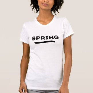 T-shirt design of spring