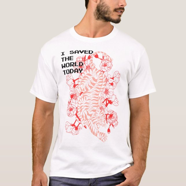T-shirt design of world today (Front)