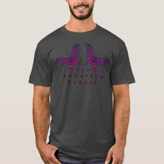 T-shirt Design Papillon Pour Les Femmes L'Effet Papillon