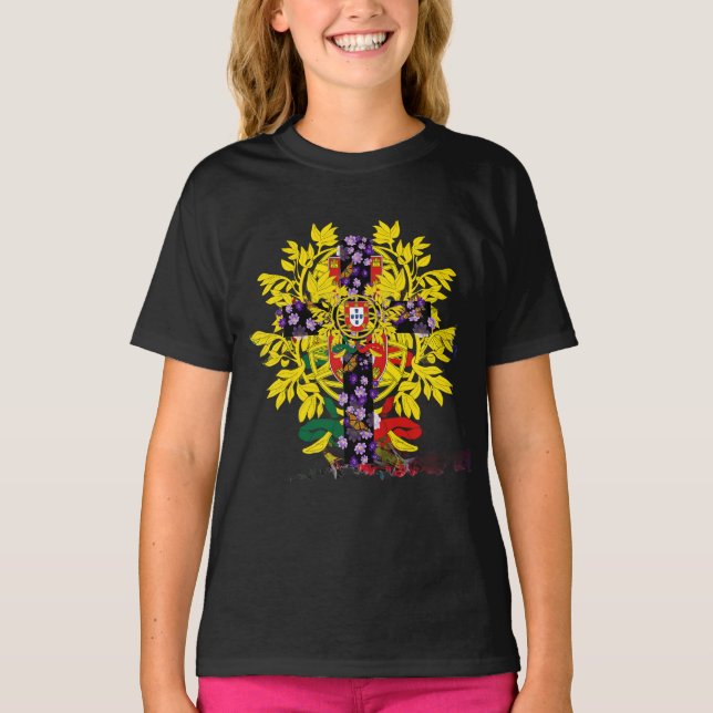 T-shirt Design portugais (Devant)