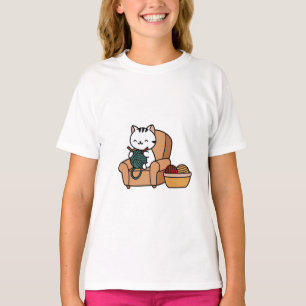 T-shirt design pour chat mignon design chats