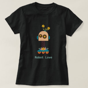 T-shirt Design robot mignon