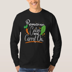 T-shirt Design Romain et Carrot pour légumes et légumes
