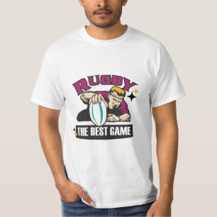 T-shirt Design sportif pour les amateurs de rugby