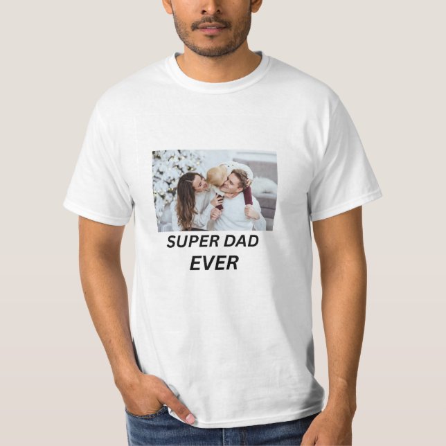 T-shirt design super dad ever (Front)