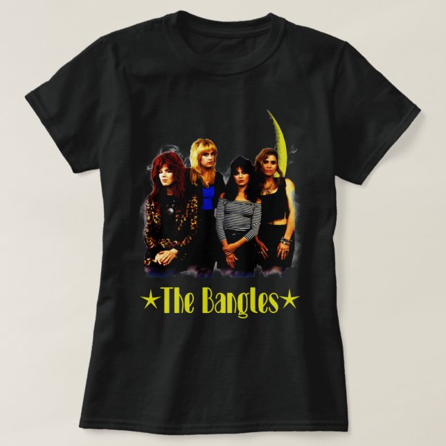 T-shirt Design The 80s Pop Music Band The Great Manic R (Design devant)