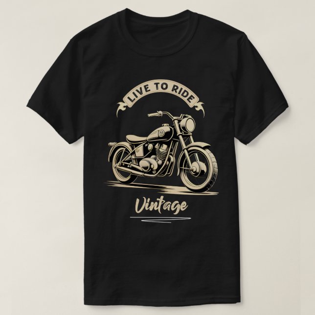 T-shirt design vintage blanc (Design devant)