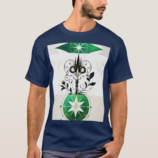 T-shirt designer pour hommes (Devant)