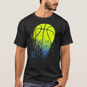 T-shirt Désintégration du Neon Green Basketball Urbain Gra