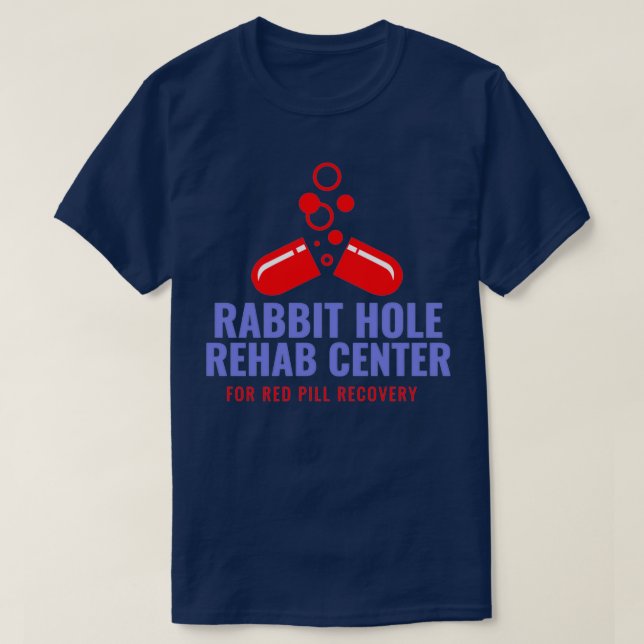 T-shirt désintoxication par trou de lapin (Design devant)