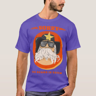 T-shirt Désolé cette barbe a été prise 2