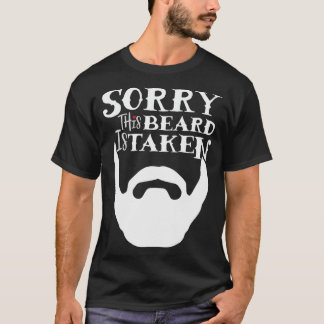 T-shirt Désolé cette barbe est prise1