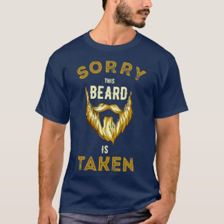 T-shirt Désolé cette barbe est prise 40