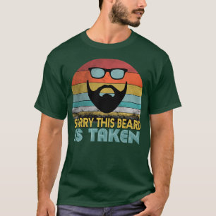 T-shirt Désolé Cette Barbe Est Prise De Style Rétro vintag