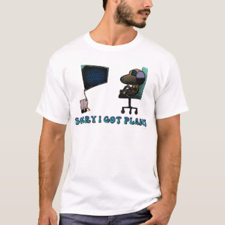 T-shirt Désolé d'avoir des plans