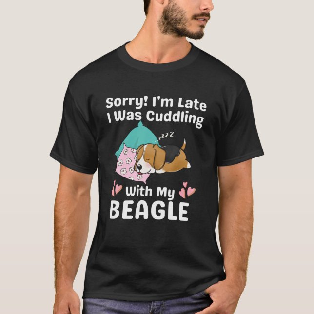 T-shirt Désolé d'être en retard, je me suis étranglé avec  (Devant)