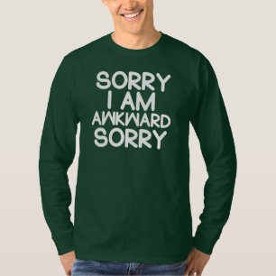 T-shirt Désolé introverti drôle je suis les hommes