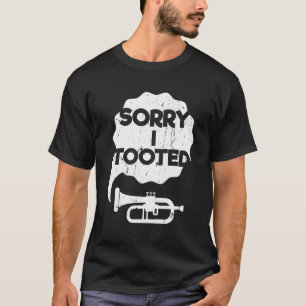 T-shirt Désolé J'Ai Toit Brass Music Jazz Funny Trumpet Ca