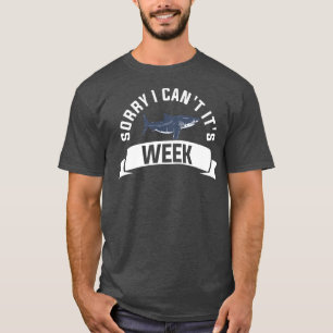 T-shirt Désolé, Je N'Ai Pas Pu Sa Semaine Pour Un Amoureux