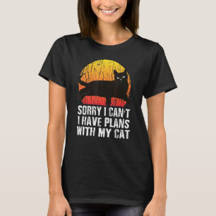 T-shirt Désolé, je ne peux pas avoir de plans avec mon cha