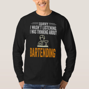 T-shirt Désolé, je n'écoutais pas que je pensais à la vent