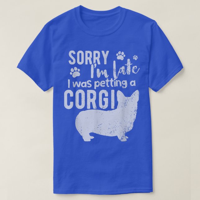 T-shirt Désolé, je suis en retard (Design devant)