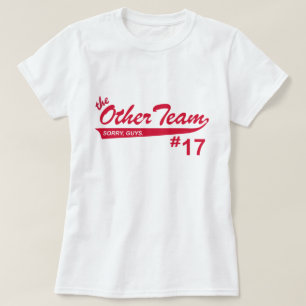 T-shirt Désolé Les Gars Que Je Joue Pour L'Autre Équipe LG