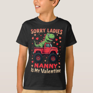 T-shirt Désolé Mesdames Nounou Est Ma Saint-Valentin