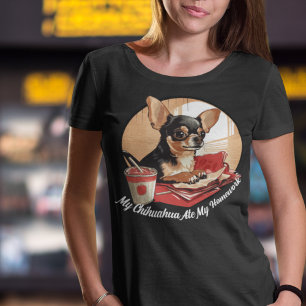 T-shirt Désolé, Mon Chihuahua A Mangé Ma Maison