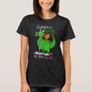 T-shirt désolé mon dragon a mangé votre licorne licorne