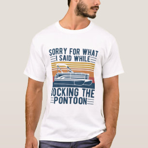 T-shirt Désolé pour ce que j'ai dit en accostant le bate
