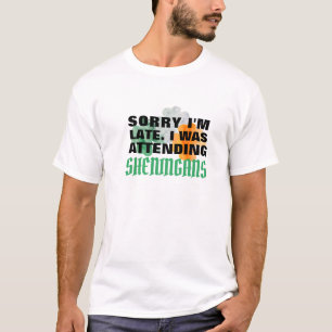 T-shirt Désolé pour le retard, diableries m'en ont empêché